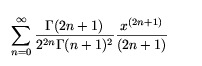 arcsin(x)
